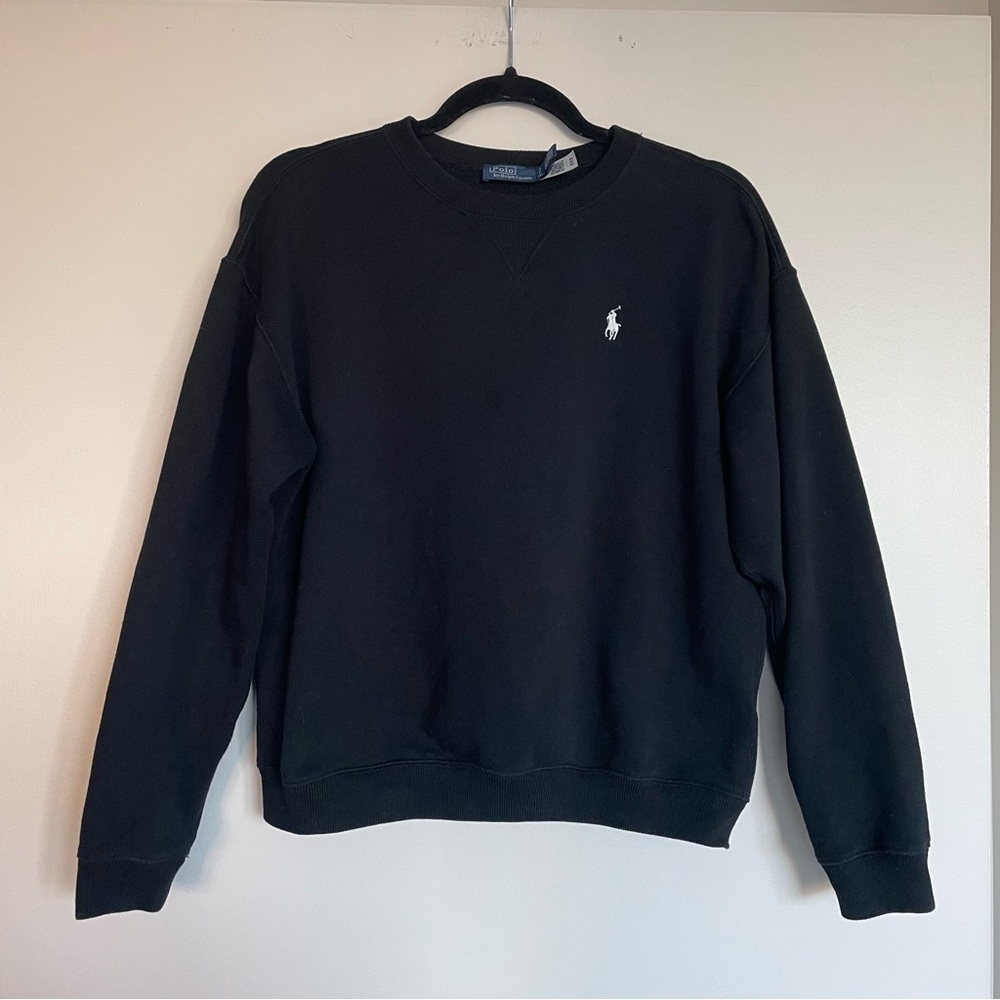 Polo Ralph Lauren Women’s Black Crewneck Sweatshirt